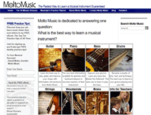 Tablet Screenshot of moltomusic.com